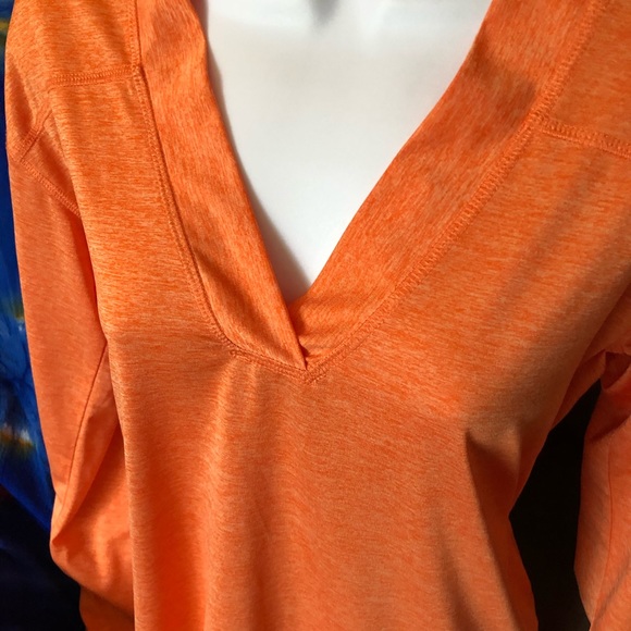 Z by Zella Orange Active Hooded Workout Top - Picture 2 of 5